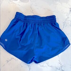 Lululemon Athletica Blue Athletic Shorts with Elastic Waistband